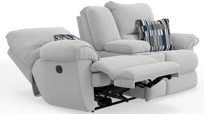 Lenny - Power Lay Flat Reclining Console Loveseat