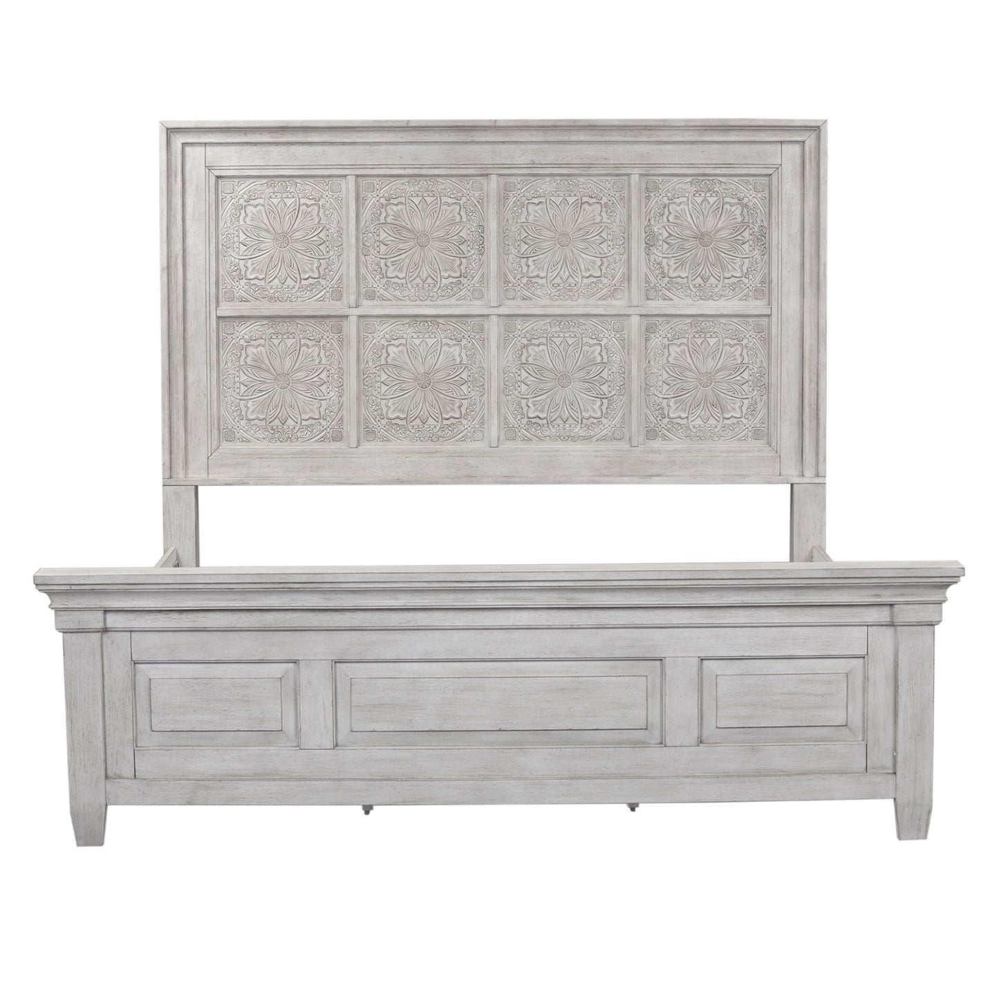 Heartland - King California Panel Bed - White