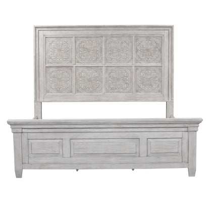 Heartland - King California Panel Bed - White