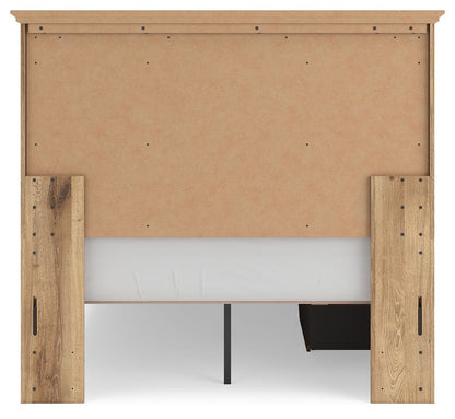 Makidern - Panel Storage Bed With Under Bed Storage Unit