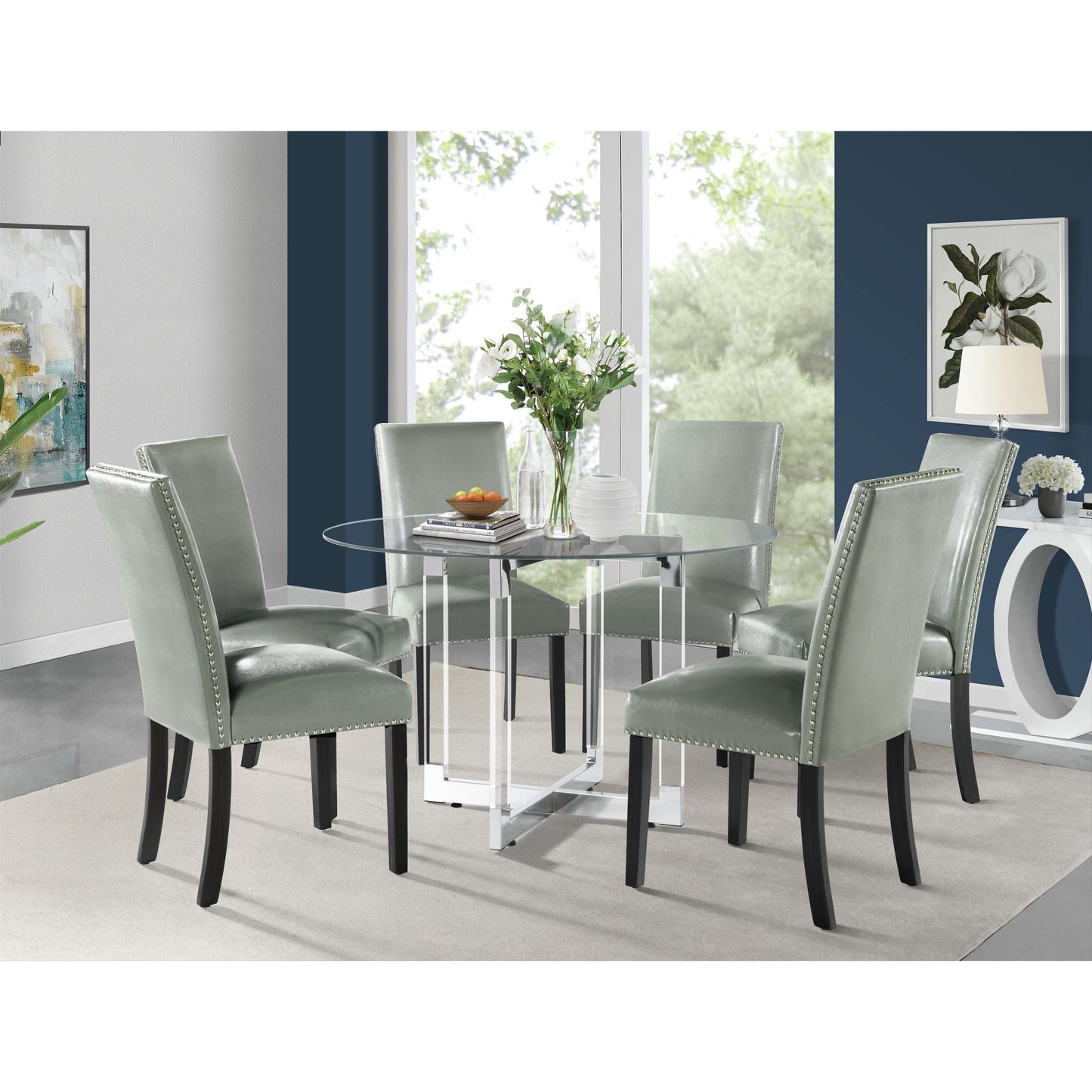 Zurich - Round Dining Table Complete - White