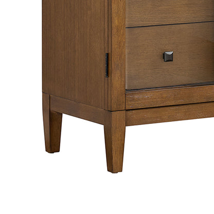 Portico - Display Cabinet - Brown Oak