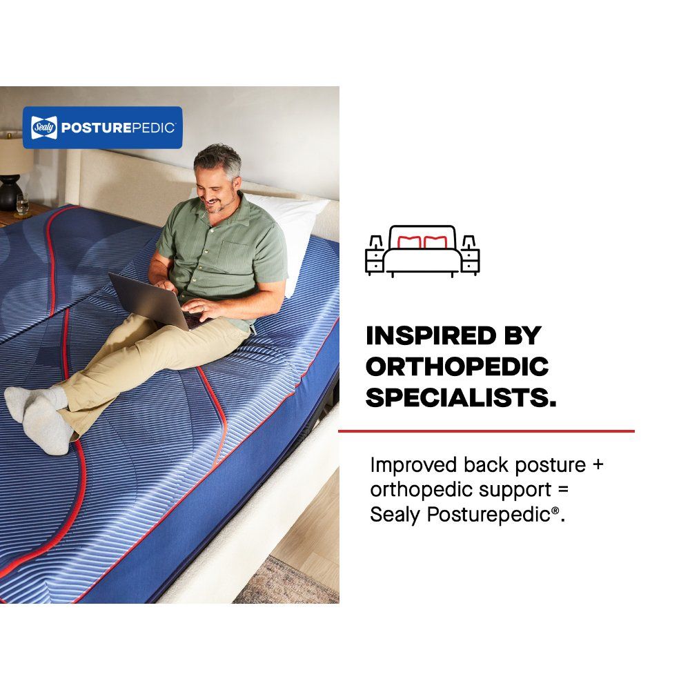 Posturepedic - Medina II Euro Pillow Top Medium Mattress