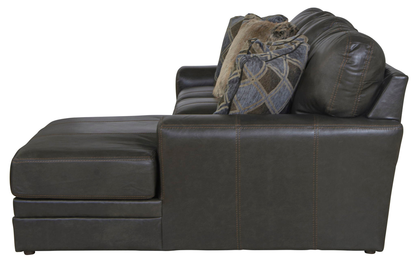 Denali - Italian Leather Match Sectional