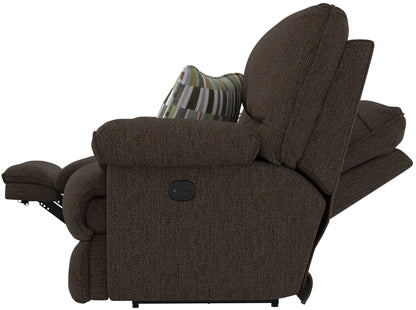 Lenny - Power Lay Flat Reclining Console Loveseat