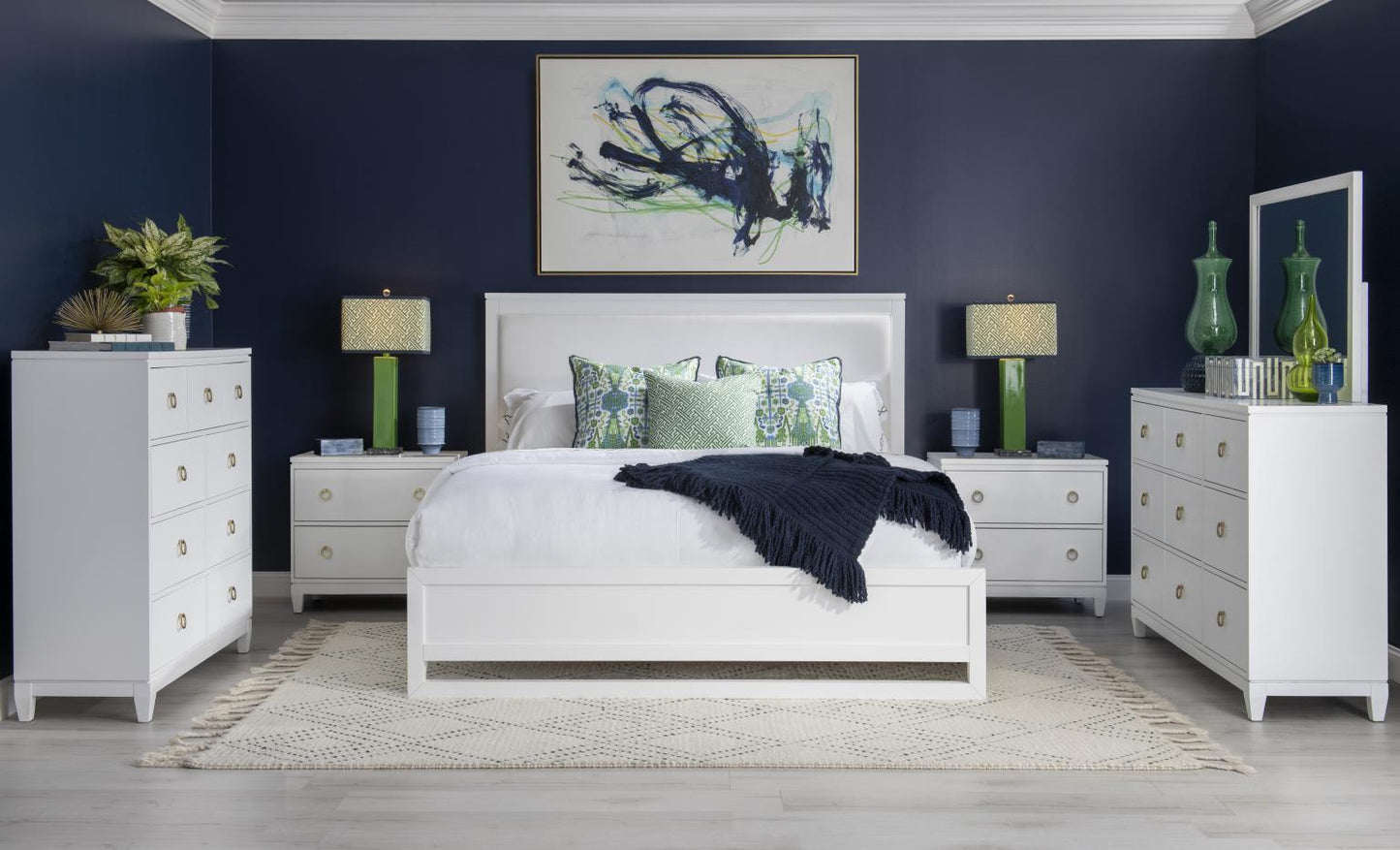 Summerland - 9 Drawers Dresser - White