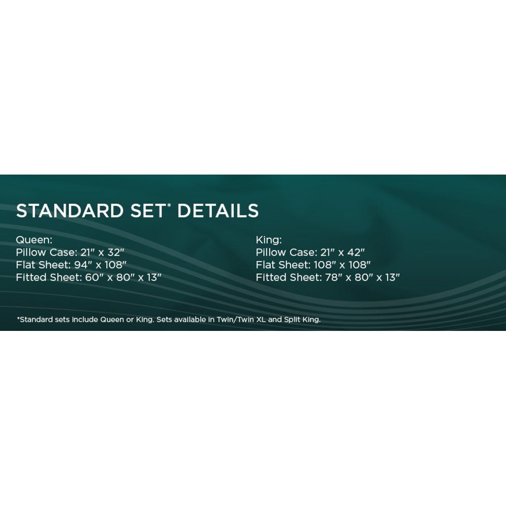 Tempur-Adapt - Tempur-Adapt Luxe Egyptian Cotton Sheets - Graphite