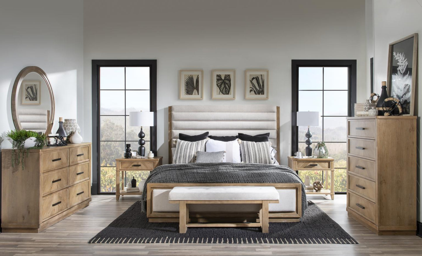 Torrance - Rectangular Mirror - Aged Driftwood