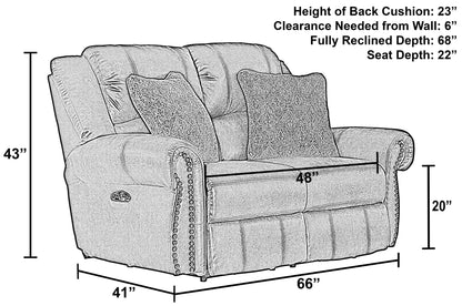 Pickett - Reclining Loveseat