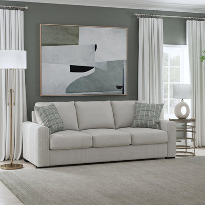 Theodore - Fabric Stationary Three-Cushion Sofa