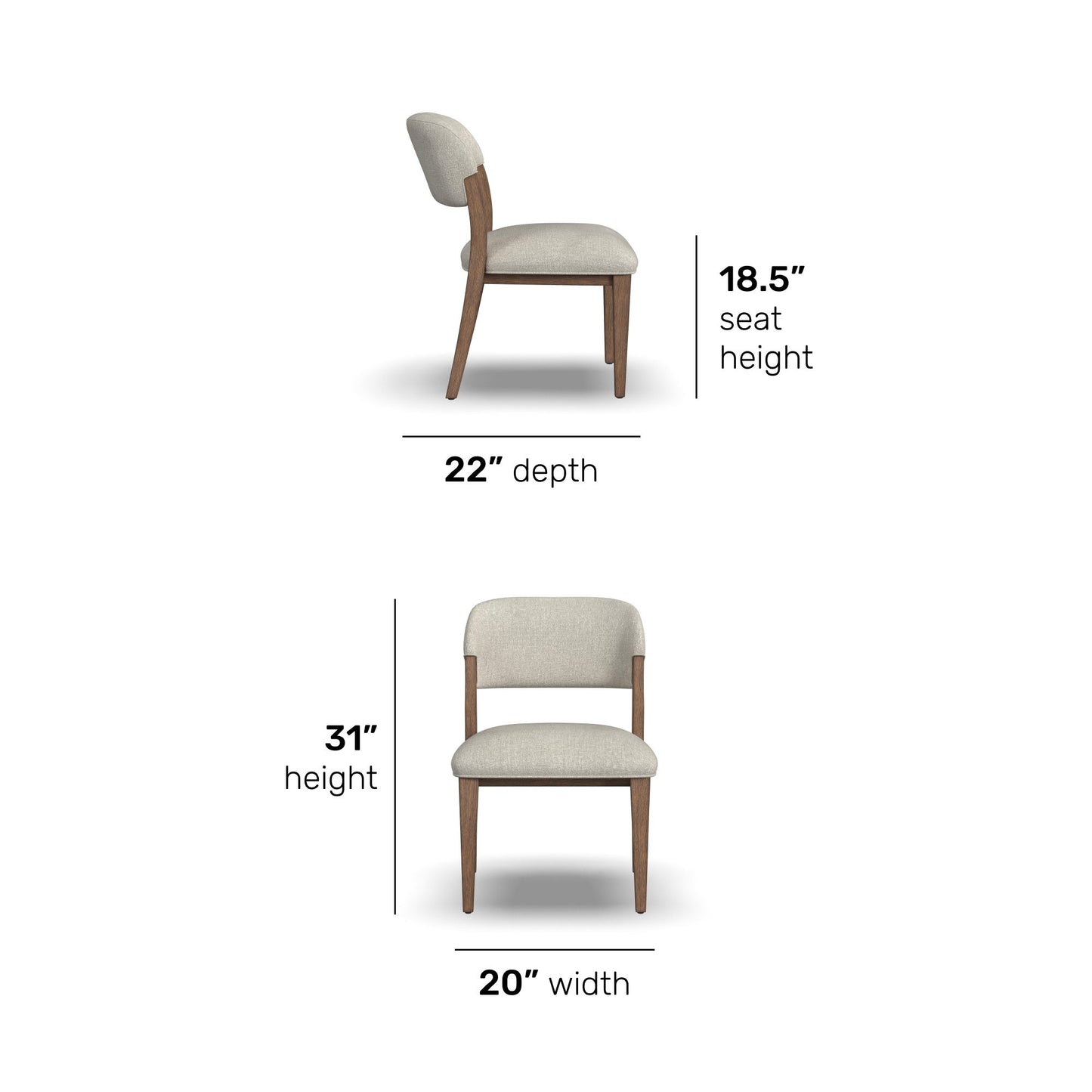 Lyra - Upholstered Barrel Chairs (Set of 2) - Pearl Silver