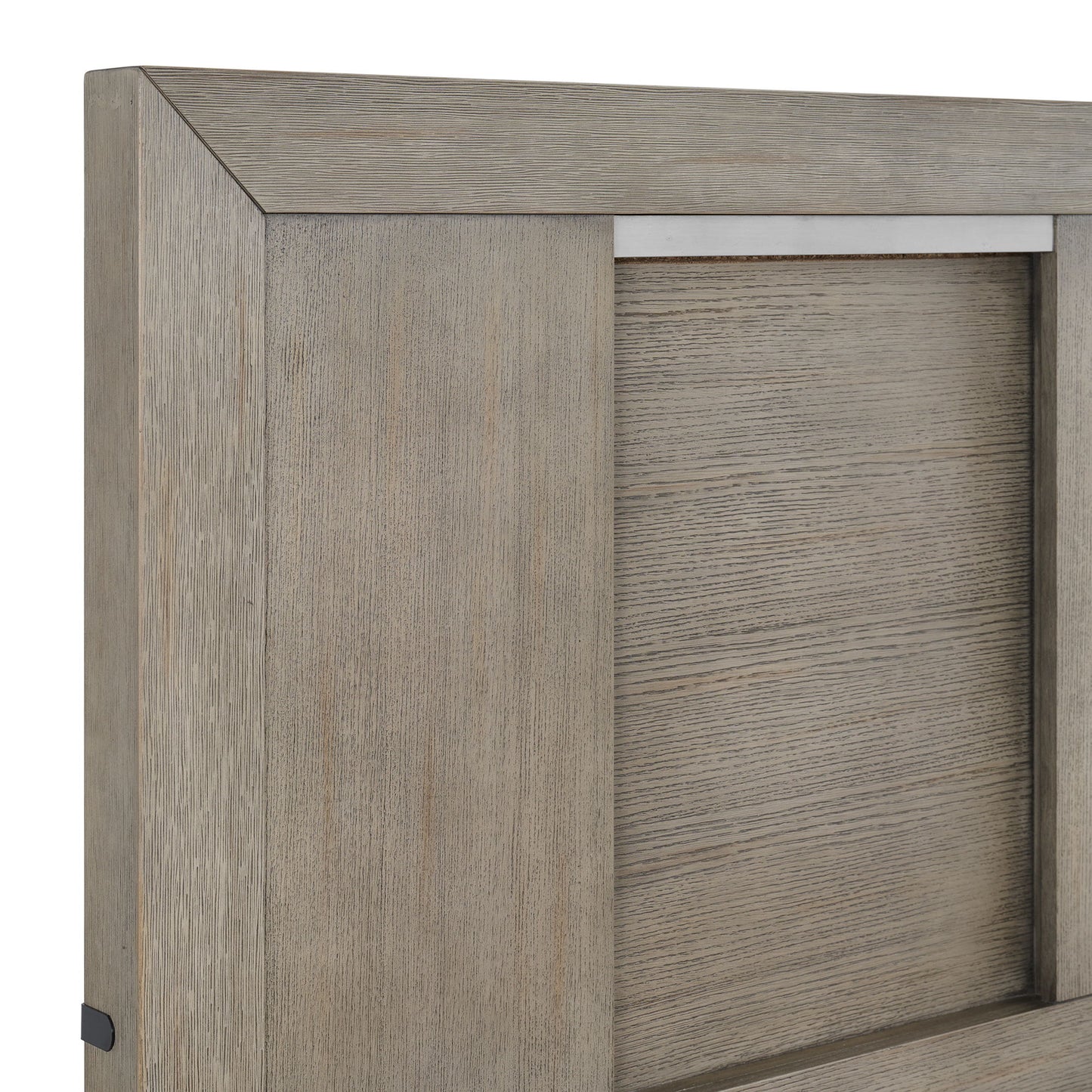 Kelis - 4 Piece Bedroom Set With Queen Panel Bed And LED - Gray