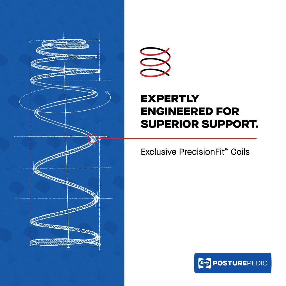 Posturepedic Pro - Dupont II Euro Pillow Top Medium Mattress