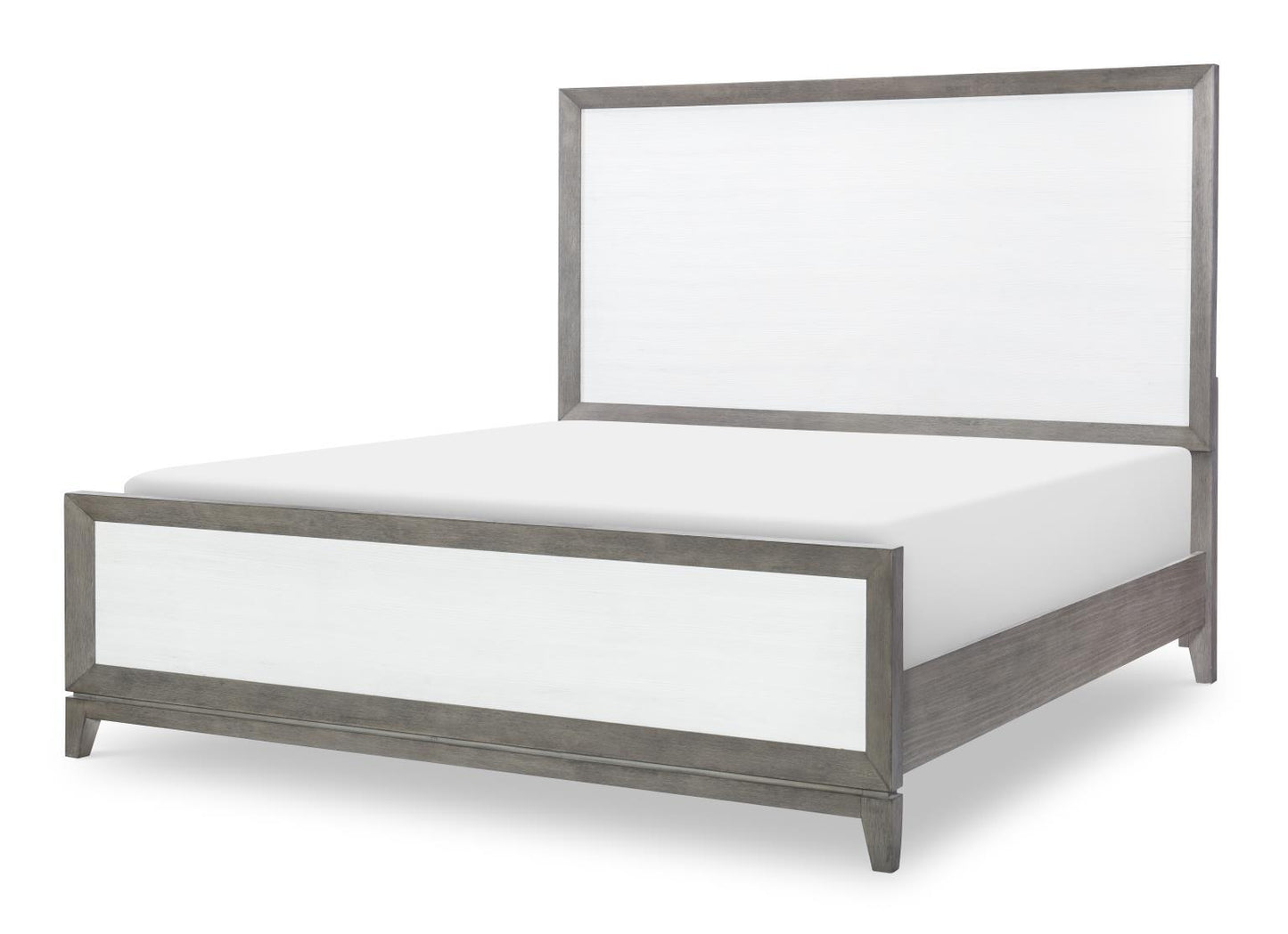 Terra Luna - Panel Headboard - King / California King - White Cloud & Nightfall