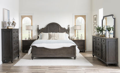 Kingston - Open Nightstand - Sandalwood Brown / Dark Sable