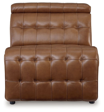 Temmpton - Armless Chair / Manual Headrest - Chocolate