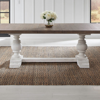 River Place - Trestle Table Base - White