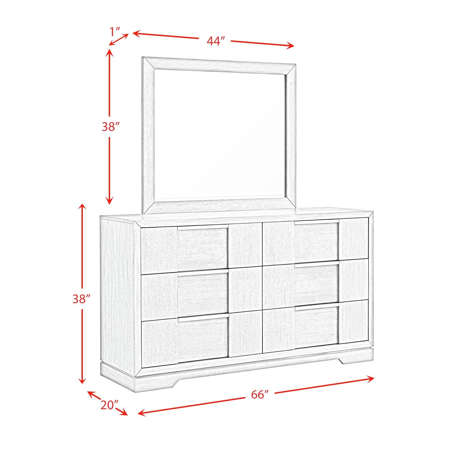 Kelis - 4 Piece Bedroom Set With Queen Panel Bed And LED - Gray