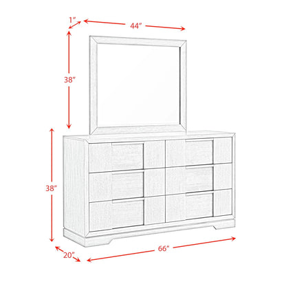 Kelis - 4 Piece Bedroom Set With Queen Panel Bed And LED - Gray