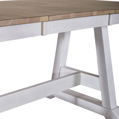 Lindsey Farm - Trestle Table Base - Weathered White