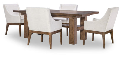 Artisan's Place - Upholstered Host Chair (Set of 2) - Vintage Pine Ironwood