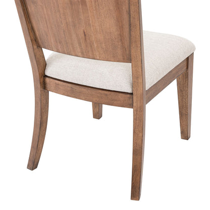Shaker Lakes - Panel Back Side Chair (RTA) - Harvest Brown