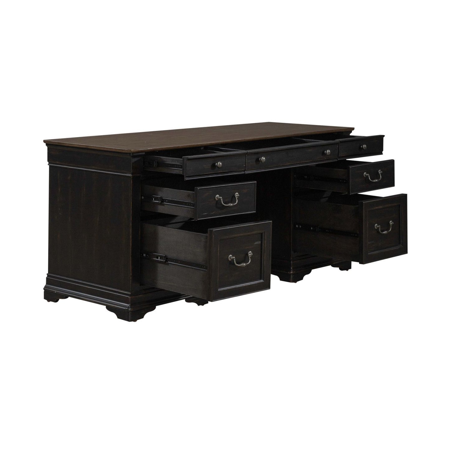 Meritage - Jr Executive Credenza - Black