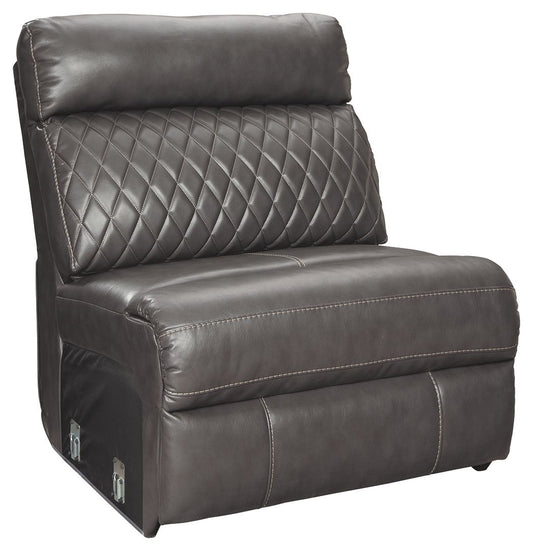 Samperstone - Armless Chair - Gray