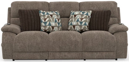 Joya - Power Headrest Power LayFlat Reclining Sofa With CR3 Heat/Massage/Lumbar/ZG