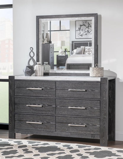 Horizons - 6 Drawers Dresser - Espresso