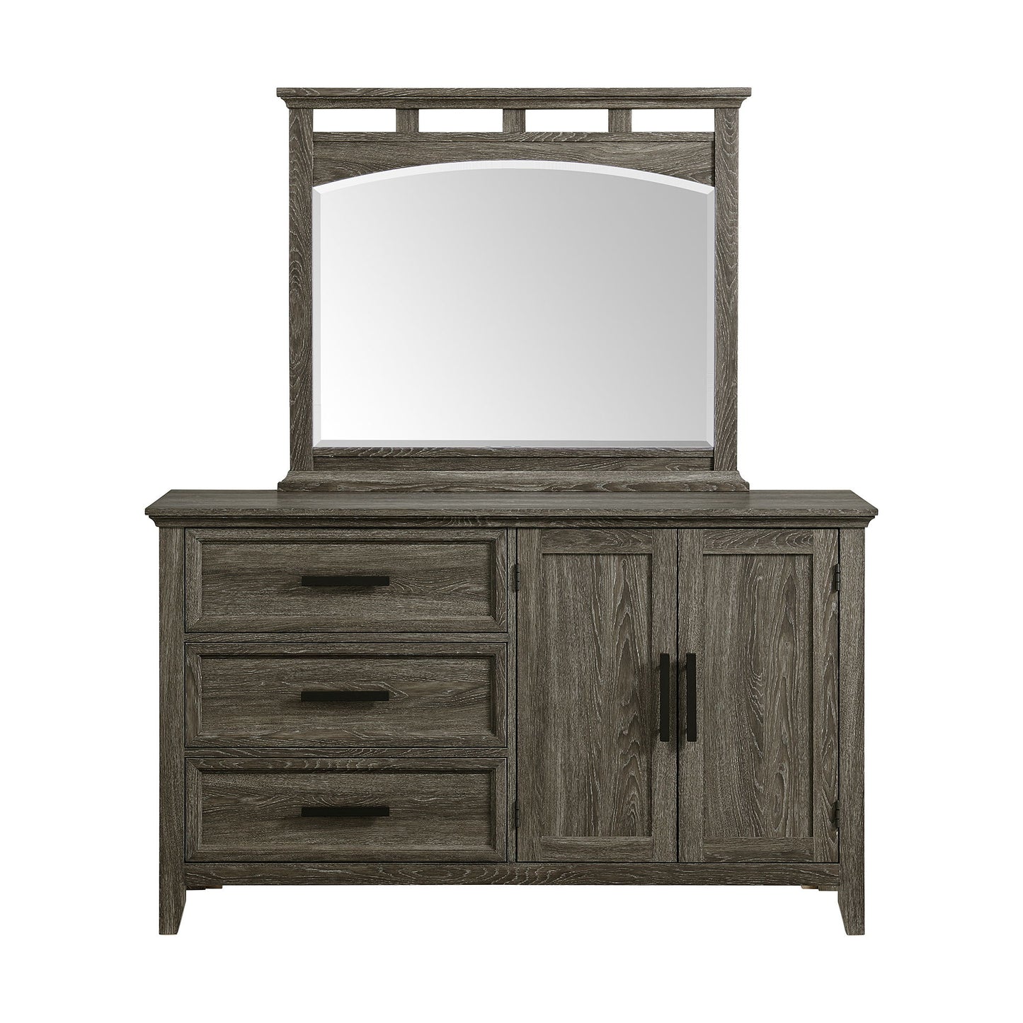 Matias - Bedroom Set With Queen/Full Headboard, Dresser, Mirror & Nightstand