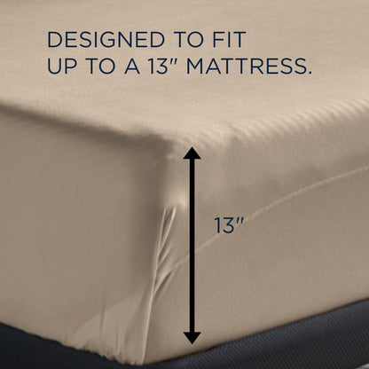 Linens - Tempur Breeze Cooling Sheet Set - Sandstone