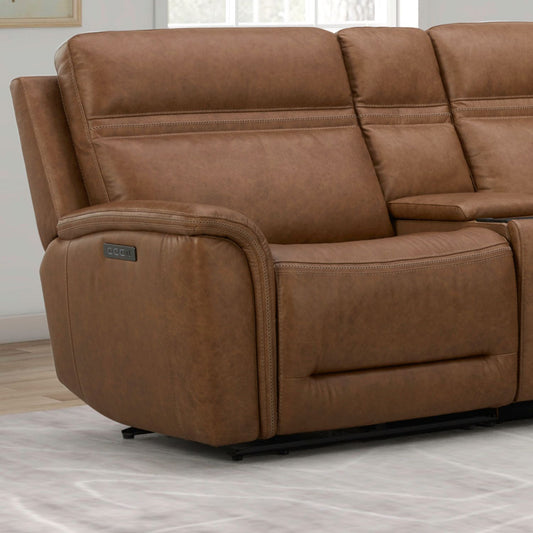 Cooper - L Arm Recliner P3 & ZG - Camel - Brown