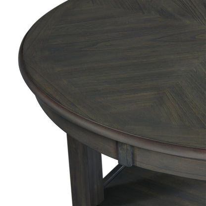 Amherst - Dining Table With Wood Leg - Gray Finish