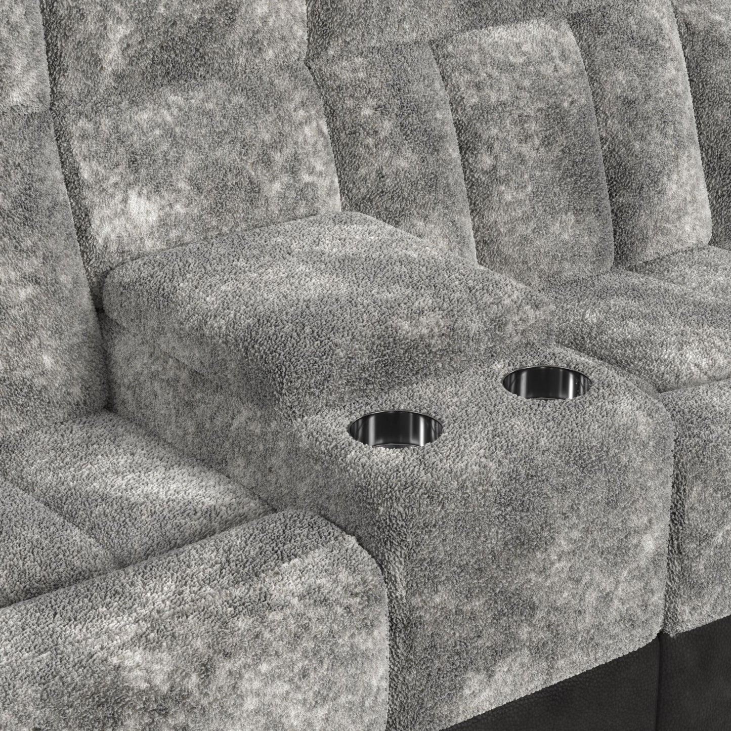 Santorini - RHF Power Motion Recliner - Dillon / Shire Steel