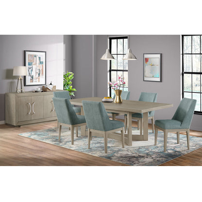 Elma - Rectangular Dining Table With 18" Leaf - Almond