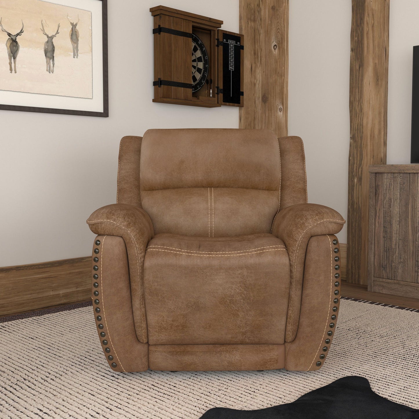 Beau - Power Recliner With Power Headrest