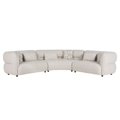 Four Seasons - RHF Loveseat With 2 Pillows - Camel