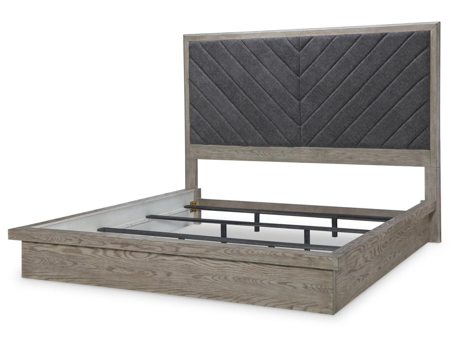 Halifax - Upholstered Headboard King / California King - Flax And Java