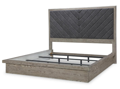 Halifax - Upholstered Headboard King / California King - Flax And Java