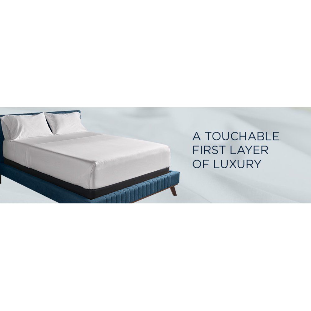 Linens - Tempur Luxe Egyptian Cotton Sheet Set - Silver Mist