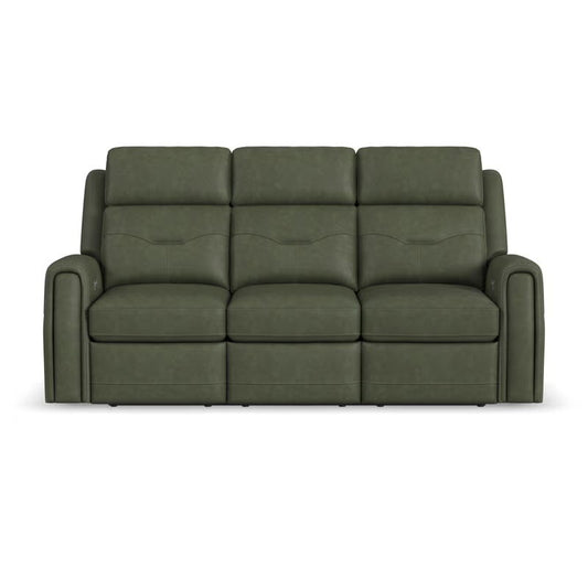 Felix - Power Reclining Sofa With Power Headrest, Lumbar, Heat & Massage