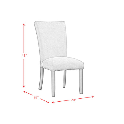 Tuscany - 5 Piece Standard Height Dining Set (Table & Four Chairs) - Charcoal
