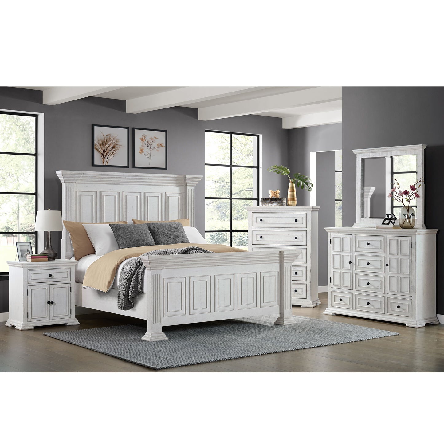 Heather - Panel Bed