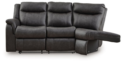 Sultan Meadow - LAF Reclining Loveseat - Eclipse