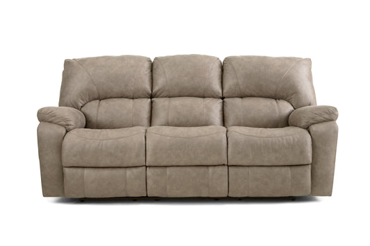 Beige sofa on a white background