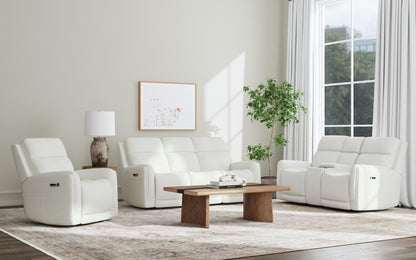 Alister - Power Gliding Loveseat With Console, Power Headrests & Lumbar