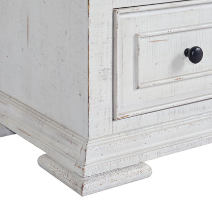 Heather - 5-Drawer Chest - Rustic White