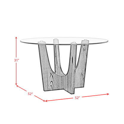 Oregon - 5 Piece Standard Height Dining Set (Round Table And Four Chairs)