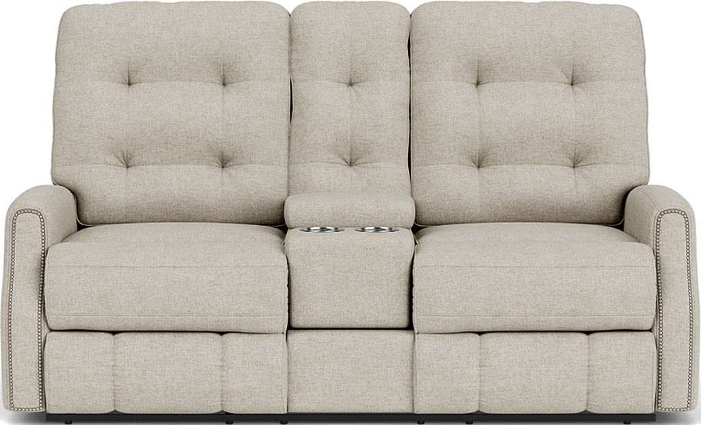 Devon - Reclining Loveseat, Nailhead Trim